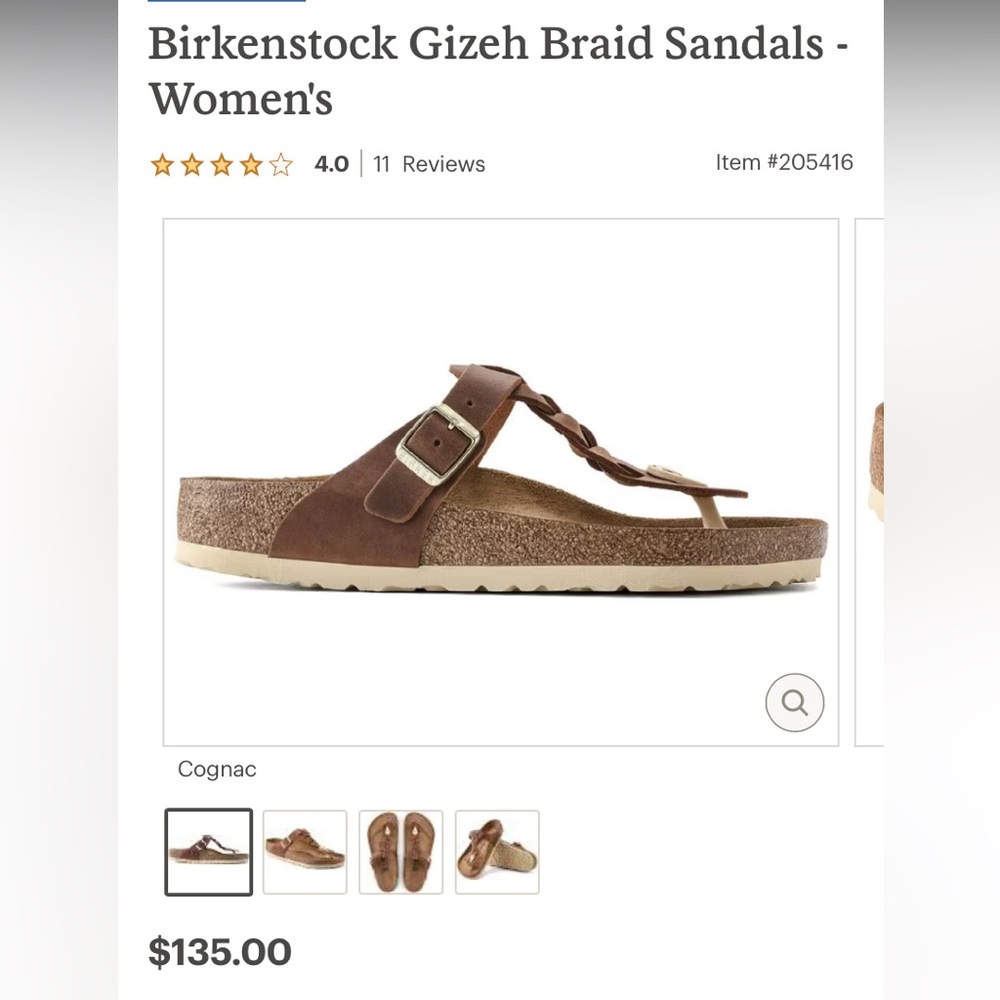 Birkenstock Gizeh Braid Sandals